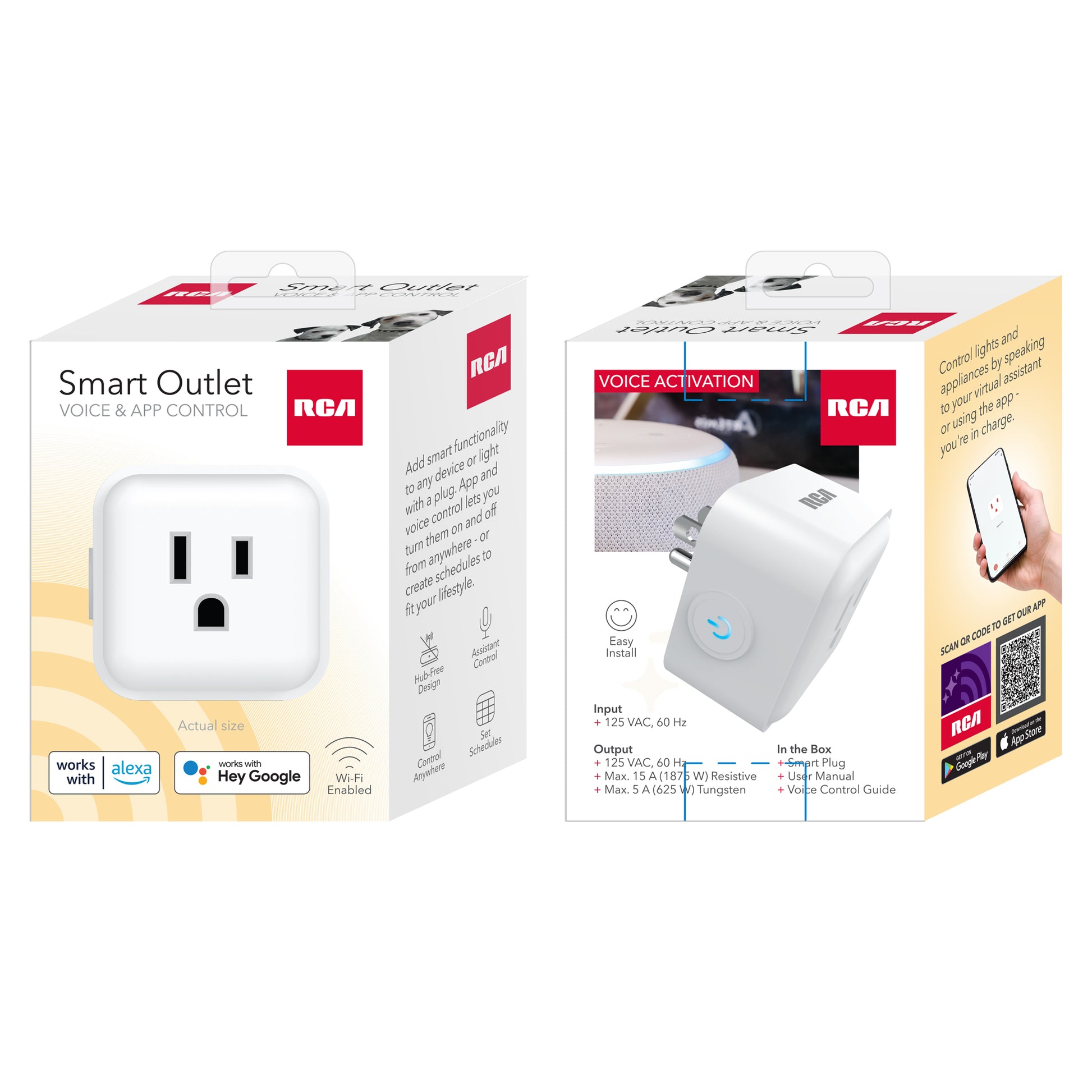 Globe Dual Outlet Wi-Fi Smart Plug